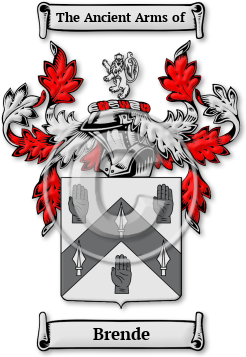 Brende Family Crest Download (jpg) Legacy Series - 150 DPI