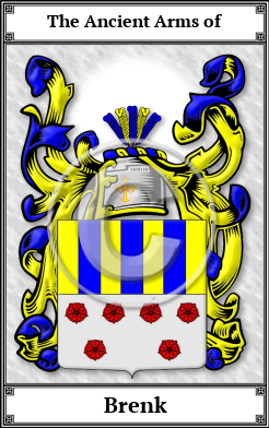 Brenk Family Crest Download (JPG)  Book Plated - 150 DPI