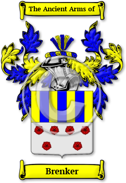 Brenker Family Crest Download (jpg) Legacy Series - 150 DPI