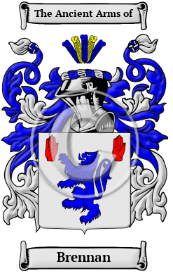 Brennan Family Crest Download (JPG) Heritage Series - 600 DPI