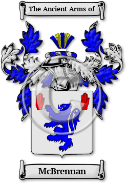 McBrennan Family Crest Download (jpg) Legacy Series - 150 DPI