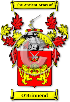 O'Brinnend Family Crest Download (jpg) Legacy Series - 150 DPI