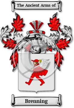 Brenning Family Crest Download (jpg) Legacy Series - 150 DPI