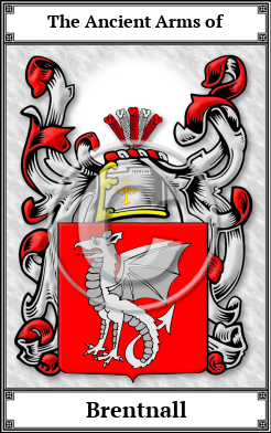 Brentnall Family Crest Download (JPG)  Book Plated - 150 DPI