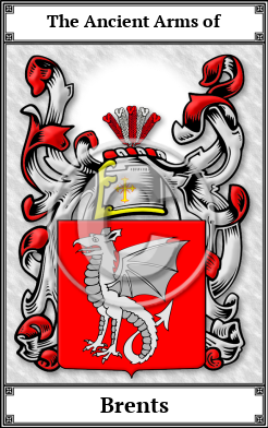 Brents Family Crest Download (JPG)  Book Plated - 150 DPI