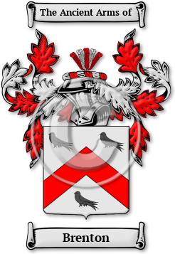 Brenton Family Crest Download (jpg) Legacy Series - 150 DPI