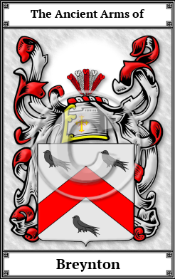 Breynton Family Crest Download (JPG)  Book Plated - 150 DPI