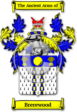 Brerewood Family Crest Download (jpg) Legacy Series - 150 DPI