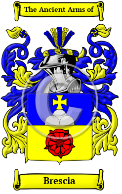 Brescia Family Crest Download (JPG) Heritage Series - 600 DPI