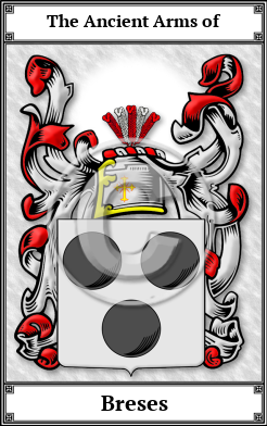 Breses Family Crest Download (JPG) Book Plated - 600 DPI