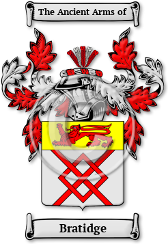 Bratidge Family Crest Download (jpg) Legacy Series - 150 DPI