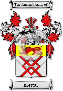 Brettar Family Crest Download (jpg) Legacy Series - 150 DPI