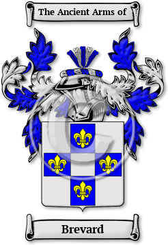 Brevard Family Crest Download (jpg) Legacy Series - 150 DPI