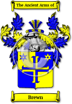 Brewn Family Crest Download (jpg) Legacy Series - 150 DPI