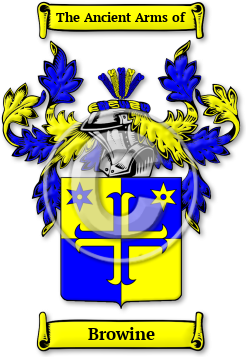 Browine Family Crest Download (JPG) Legacy Series - 600 DPI