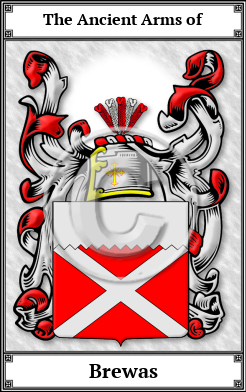 Brewas Family Crest Download (JPG)  Book Plated - 150 DPI