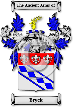 Bryck Family Crest Download (jpg) Legacy Series - 150 DPI