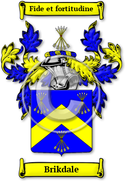 Brikdale Family Crest Download (jpg) Legacy Series - 150 DPI