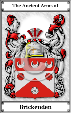 Brickenden Family Crest Download (JPG)  Book Plated - 150 DPI