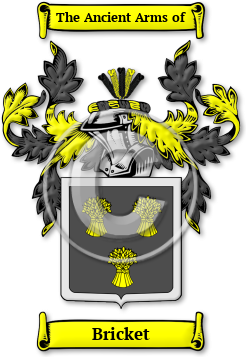 Bricket Family Crest Download (jpg) Legacy Series - 150 DPI