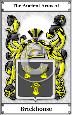 Brickhouse Family Crest Download (JPG)  Book Plated - 150 DPI