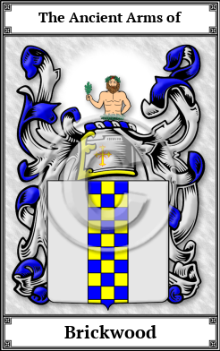 Brickwood Family Crest Download (JPG)  Book Plated - 150 DPI