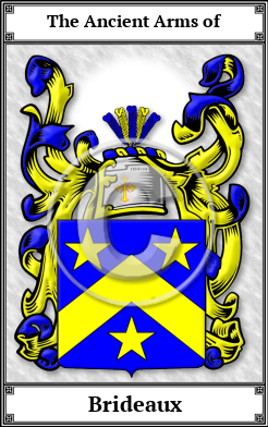 Brideaux Family Crest Download (JPG)  Book Plated - 150 DPI