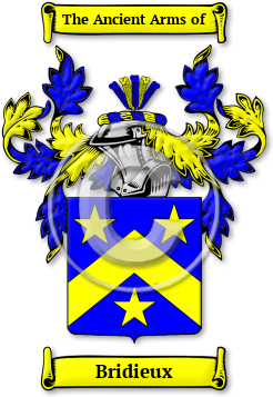 Bridieux Family Crest Download (jpg) Legacy Series - 150 DPI