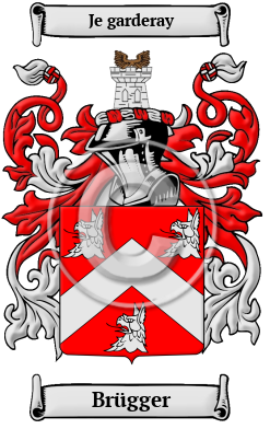 Brügger Family Crest/Coat of Arms