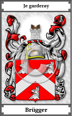 Brügger Family Crest Download (JPG)  Book Plated - 150 DPI