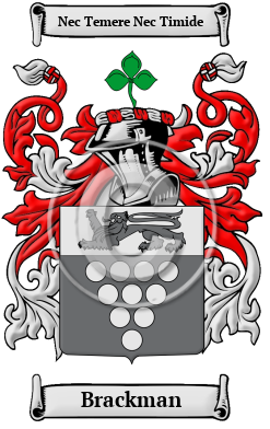 Brackman Family Crest/Coat of Arms