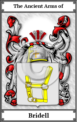 Bridell Family Crest Download (JPG)  Book Plated - 150 DPI