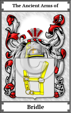 Bridle Family Crest Download (JPG)  Book Plated - 150 DPI