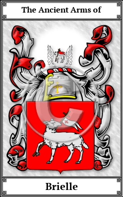 Brielle Family Crest Download (JPG)  Book Plated - 150 DPI