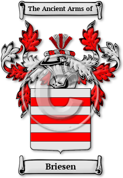Briesen Family Crest Download (jpg) Legacy Series - 150 DPI