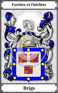 Brigs Family Crest Download (JPG)  Book Plated - 150 DPI