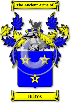 Brites Family Crest Download (JPG) Legacy Series - 600 DPI