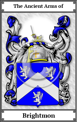 Brightmon Family Crest Download (JPG)  Book Plated - 150 DPI