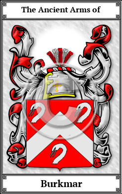 Burkmar Family Crest Download (JPG) Book Plated - 600 DPI