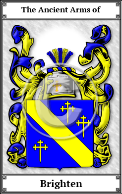 Brighten Family Crest Download (JPG)  Book Plated - 150 DPI