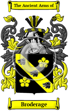 Broderage Family Crest Download (JPG) Heritage Series - 600 DPI