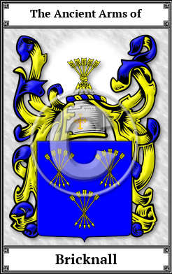 Bricknall Family Crest Download (JPG)  Book Plated - 150 DPI