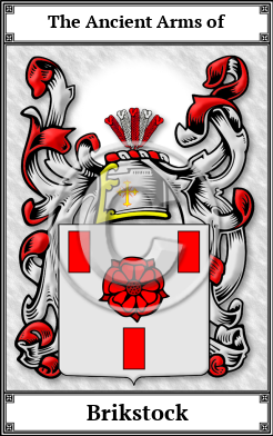 Brikstock Family Crest Download (JPG)  Book Plated - 150 DPI