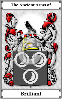 Brilliant Family Crest Download (JPG)  Book Plated - 150 DPI