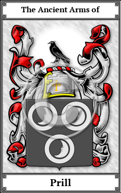 Prill Family Crest Download (JPG)  Book Plated - 150 DPI