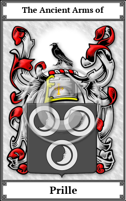 Prille Family Crest Download (JPG)  Book Plated - 150 DPI