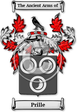 Prille Family Crest Download (jpg) Legacy Series - 150 DPI
