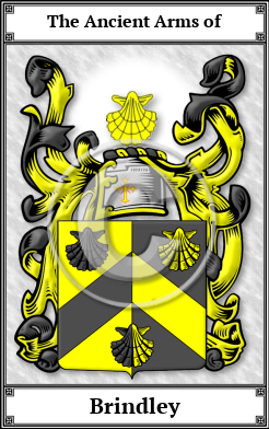 Brindley Family Crest Download (JPG)  Book Plated - 150 DPI