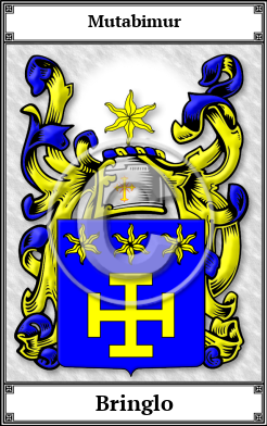 Bringlo Family Crest Download (JPG)  Book Plated - 150 DPI
