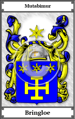 Bringloe Family Crest Download (JPG)  Book Plated - 150 DPI